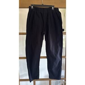 Women's Old Navy Black High-Waisted Pull-up Cargo Utility Pants Size Medium